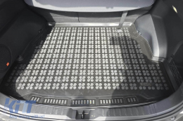 Rubber trunk mat by Rezaw-Plast suitable for Toyota Rav4, Rav4 hybrid after 2018 with small spare wheel and tools in the trunk-image-6218831
