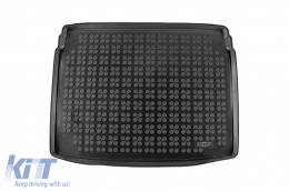 Rubber trunk mat by Rezaw-Plast suitable for Toyota Yaris Cross Hybrid after 2021 with the trunk floor in the upper position, suitable for version 4x4 and 4x2 - ABTL-PT6017063