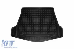 Rubber trunk mat by Rezaw-Plast suitable for Toyota bZ4X Electric after 2022 version with pump for heating, 1 piece, black-image-6218940