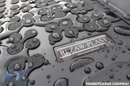Rubber trunk mat by Rezaw-Plast suitable for Toyota bZ4X Electric after 2022 version with pump for heating, 1 piece, black-image-6218942