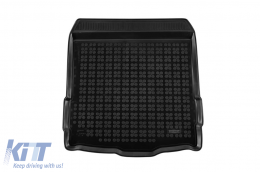 Rubber trunk mat by Rezaw-Plast suitable for Volkswagen Golf VIII wagon, Mild Hybrid after 2019 with the trunk floor in the lower position - ABTL-PV6017077