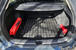 Rubber trunk mat by Rezaw-Plast suitable for Volkswagen Golf VIII wagon, Mild Hybrid after 2019 with the trunk floor in the lower position-image-6218977