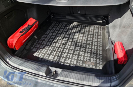 Rubber trunk mat by Rezaw-Plast suitable for Volkswagen Golf VIII wagon, Mild Hybrid after 2019 with the trunk floor in the lower position-image-6218979