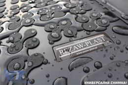 Rubber trunk mat by Rezaw-Plast suitable for Volkswagen ID.4 after 2020, ID.5 after 2022, with the trunk floor in the lower position-image-6218987