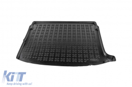 Rubber trunk mat by Rezaw-Plast suitable for Volkswagen Taigo after 2021 with the trunk floor in the upper position-image-6219005