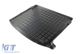 Rubber trunk mat by Rezaw-Plast suitable for Volkswagen Taigo after 2021 with the trunk floor in the upper position-image-6219006