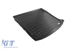 Rubber trunk mat by Rezaw-Plast suitable for Volkswagen Taigo after 2021 with the trunk floor in the upper position-image-6219007