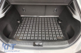 Rubber trunk mat by Rezaw-Plast suitable for Mazda CX-30 after 2019 with the trunk floor in the upper position, suitable for model with Smart Cargo System-image-6219772