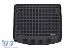 Rubber trunk mat by Rezaw-Plast suitable for Mazda CX-5 2017-2021, after 2017 with the trunk floor in the upper position - ABTL-PM6017268