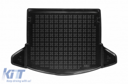 Rubber trunk mat by Rezaw-Plast suitable for Mazda CX-5 2017-2021, after 2021, with the trunk floor in the lower position - ABTL-PM6017269