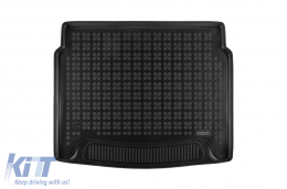 Rubber trunk mat by Rezaw-Plast suitable for Mazda CX-60 after 2022 PHeV, MHeV, AWD, RWD, version with adjustable trunk floor, with tools - ABTL-PM6017270