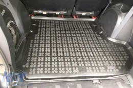 Rubber trunk mat by Rezaw-Plast suitable for Mitsubishi Outlander, Peugeot 4007, Citroen C-crosser 2007-2012-image-6219800
