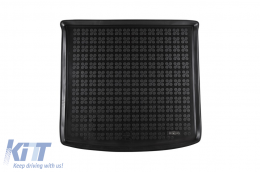 Rubber trunk mat by Rezaw-Plast suitable for Mitsubishi Outlander 2012-2021, without spare wheel, with 5-7 seats with folded 3rd row of seats, with or without subwoofer - ABTL-PM6017275