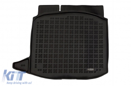 Rubber trunk mat by Rezaw-Plast suitable for Dacia Duster MHeV, LPG after 2024 version with adjustable trunk floor, 1 piece, black - ABTL-PD6017379