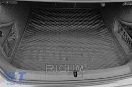 Rubber trunk mat by Rigum suitable for Audi A4 sedan after 2016, A5 Sportback 2007-2016, A5 Sportback 2016-2020, A5 Sportback after 2020-image-6224496