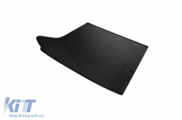 Rubber trunk mat by Rigum suitable for Audi Q3 2011-2018 with small spare wheel-image-6224553