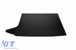 Rubber trunk mat by Rigum suitable for Audi Q3 2011-2018 with small spare wheel-image-6224555