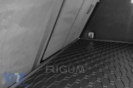 Rubber trunk mat by Rigum suitable for Audi Q3 2011-2018 with small spare wheel-image-6224556
