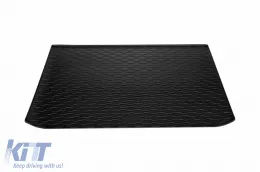 Rubber trunk mat by Rigum suitable for Audi Q4 E-Tron Sportback after 2021, Volkswagen ID.4 after 2021, ID.5 after 2022 with the trunk floor in the upper or lower position-image-6225807