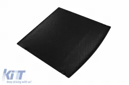 Rubber trunk mat by Rigum suitable for Audi Q7 2006-2015 5 or 7 seats with folded 3rd row of seats, black-image-6224547