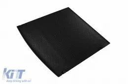 Rubber trunk mat by Rigum suitable for Audi Q7 2006-2015 5 or 7 seats with folded 3rd row of seats, black-image-6224549