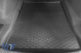 Rubber trunk mat by Rigum suitable for BMW 5 Series G30 sedan after 2017-image-6224656