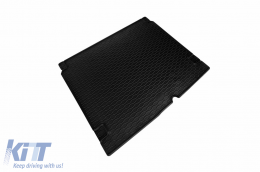 Rubber trunk mat by Rigum suitable for Citroën Berlingo, Peugeot Partner 5 seats after 2008-image-6224743