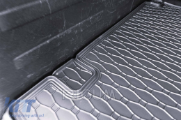 Rubber trunk mat by Rigum suitable for Citroën Berlingo, Peugeot Partner 5 seats after 2008-image-6224748