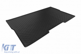Rubber trunk mat by Rigum suitable for Fiat Talento after 2016, Opel Vivaro, Renault Trafic after 2014-image-6225544