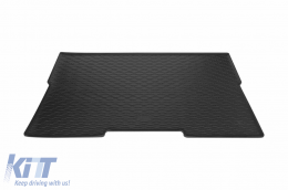 Rubber trunk mat by Rigum suitable for Fiat Talento after 2016, Opel Vivaro, Renault Trafic after 2014-image-6225545