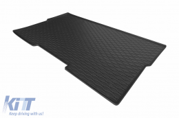 Rubber trunk mat by Rigum suitable for Fiat Talento after 2016, Opel Vivaro, Renault Trafic after 2014-image-6225546