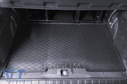 Rubber trunk mat by Rigum suitable for Fiat Talento after 2016, Opel Vivaro, Renault Trafic after 2014-image-6225547