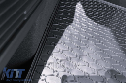 Rubber trunk mat by Rigum suitable for Ford Focus hatchback after 2018, with spare wheel-image-6243308