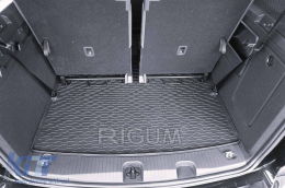 Rubber trunk mat by Rigum suitable for Ford Grand Tourneo Connect after 2022, Volkswagen Caddy Maxi after 2021-image-6226002