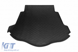 Rubber trunk mat by Rigum suitable for Ford Mondeo sedan after 2007, with small spare wheel-image-6224882