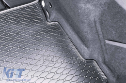 Rubber trunk mat by Rigum suitable for Ford Mondeo sedan after 2007, with small spare wheel-image-6224884