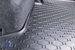 Rubber trunk mat by Rigum suitable for Ford Mondeo sedan after 2007, with small spare wheel-image-6224886