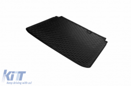 Rubber trunk mat by Rigum suitable for Ford EcoSport after 2018 with the trunk floor in the upper or lower position-image-6243278