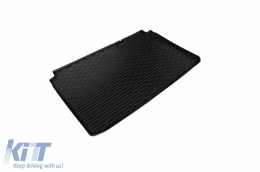 Rubber trunk mat by Rigum suitable for Ford EcoSport after 2018 with the trunk floor in the upper or lower position-image-6243279