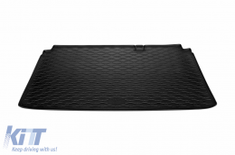 Rubber trunk mat by Rigum suitable for Ford EcoSport after 2018 with the trunk floor in the upper or lower position-image-6243280