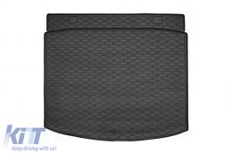 Rubber trunk mat by Rigum suitable for Honda CR-V 5 seats 2018-2022, with the trunk floor in the upper position - ABTL-PH6018141
