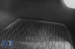 Rubber trunk mat by Rigum suitable for Hyundai i30 wagon, i30 wagon MHEV after 2021 with side storage compartments-image-6224965