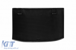Rubber trunk mat by Rigum suitable for Hyundai ix20 2010-2019, Kia Venga 2009-2017 with the trunk floor in the upper or lower position