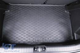 Rubber trunk mat by Rigum suitable for Hyundai i20 hatchback after 2020, version without adjustable trunk floor-image-6243341