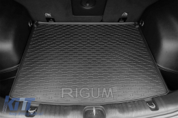 Rubber trunk mat by Rigum suitable for Jeep Compass, Compass PHEV after 2017 with the trunk floor in the upper or lower position, Jeep Compass, Compass PHEV after 2021 with the trunk floor in the uppe-image-6243380