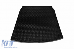 Rubber trunk mat by Rigum suitable for Kia Ceed hatchback after 2018, with the trunk floor in the lower position-image-6243411