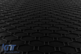 Rubber trunk mat by Rigum suitable for Kia Ceed hatchback after 2018, with the trunk floor in the lower position-image-6243413