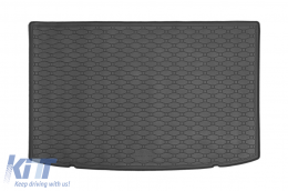 Rubber trunk mat by Rigum suitable for Kia Stonic after 2017, with the trunk floor in the upper position - ABTLPK6022621