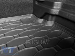 Rubber trunk mat by Rigum suitable for Kia xCeed wagon after 2019 with the trunk floor in the upper or lower position-image-6225093