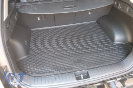 Rubber trunk mat by Rigum suitable for Kia Sportage, Sportage HEV, MHEV after 2022, black-image-6225080